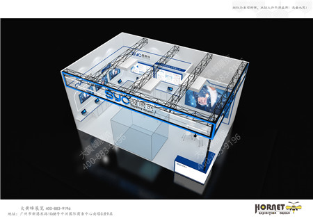 盛成原自動化設備展特裝展臺設計搭建